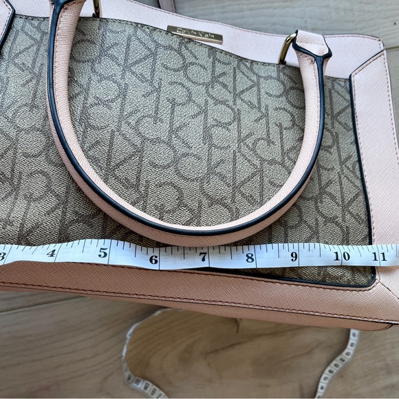 Calvin Klein Blush and Taupe Satchel - Picture 14 of 14